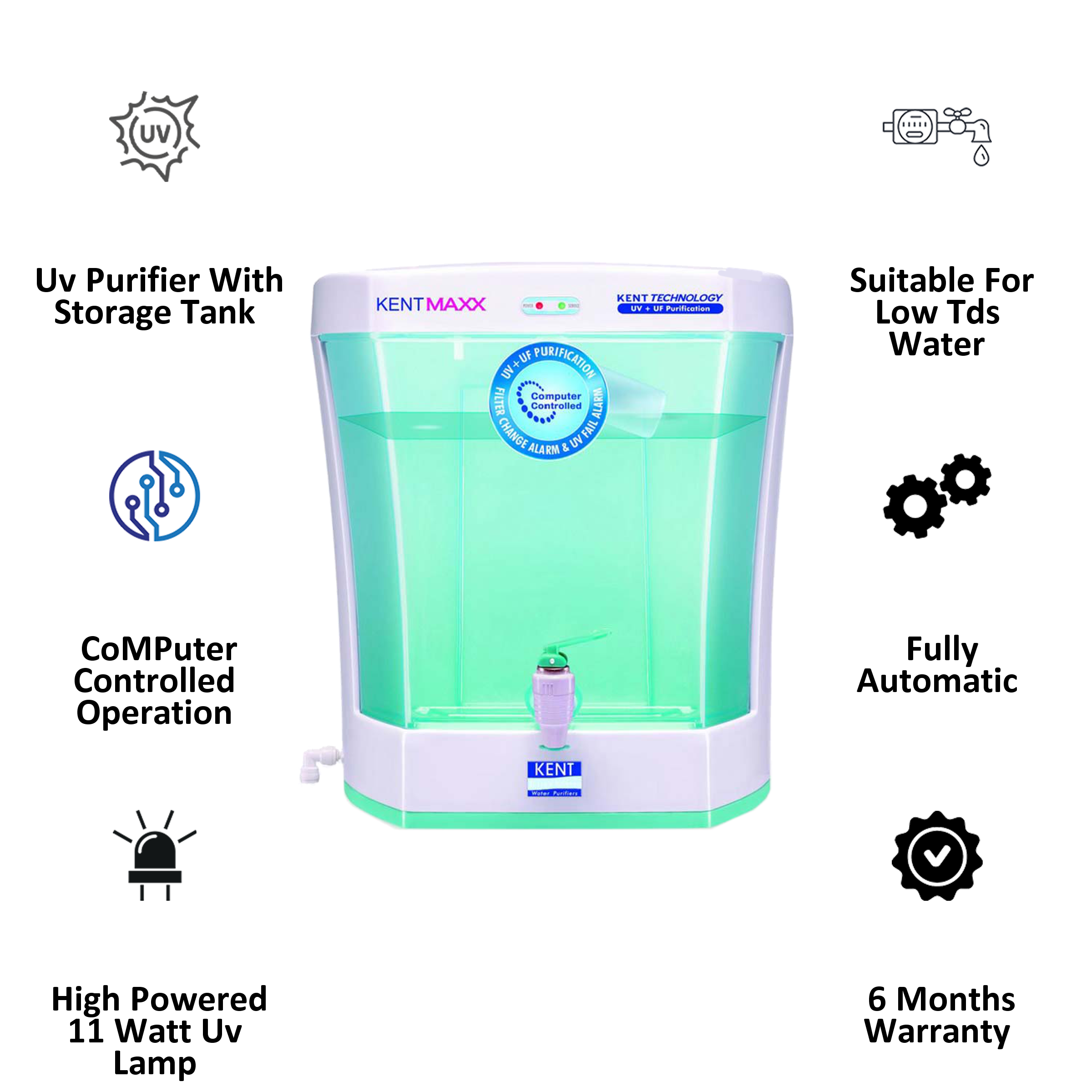 Kent WPurifier UV MAXX Price, Specifications & Features Croma